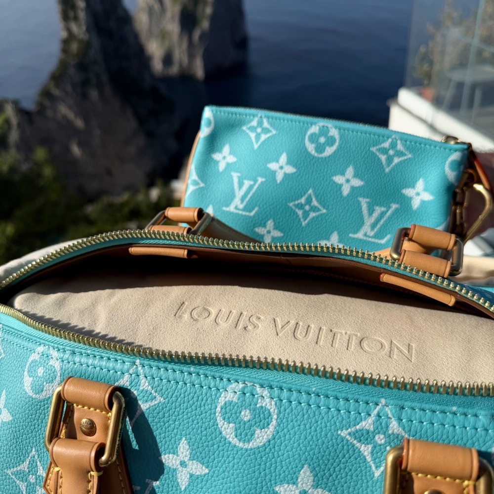 Louis Vuitton Speedy P9 size 40 turquoise - Picture 2 of 3